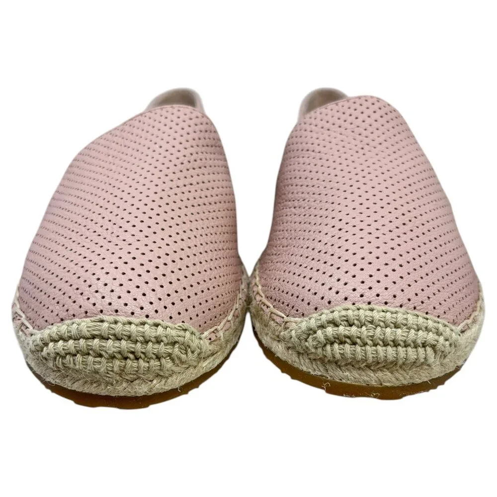 kate Spade‎ NY Gianna Pink Perforated Leather Espadrille NWOB